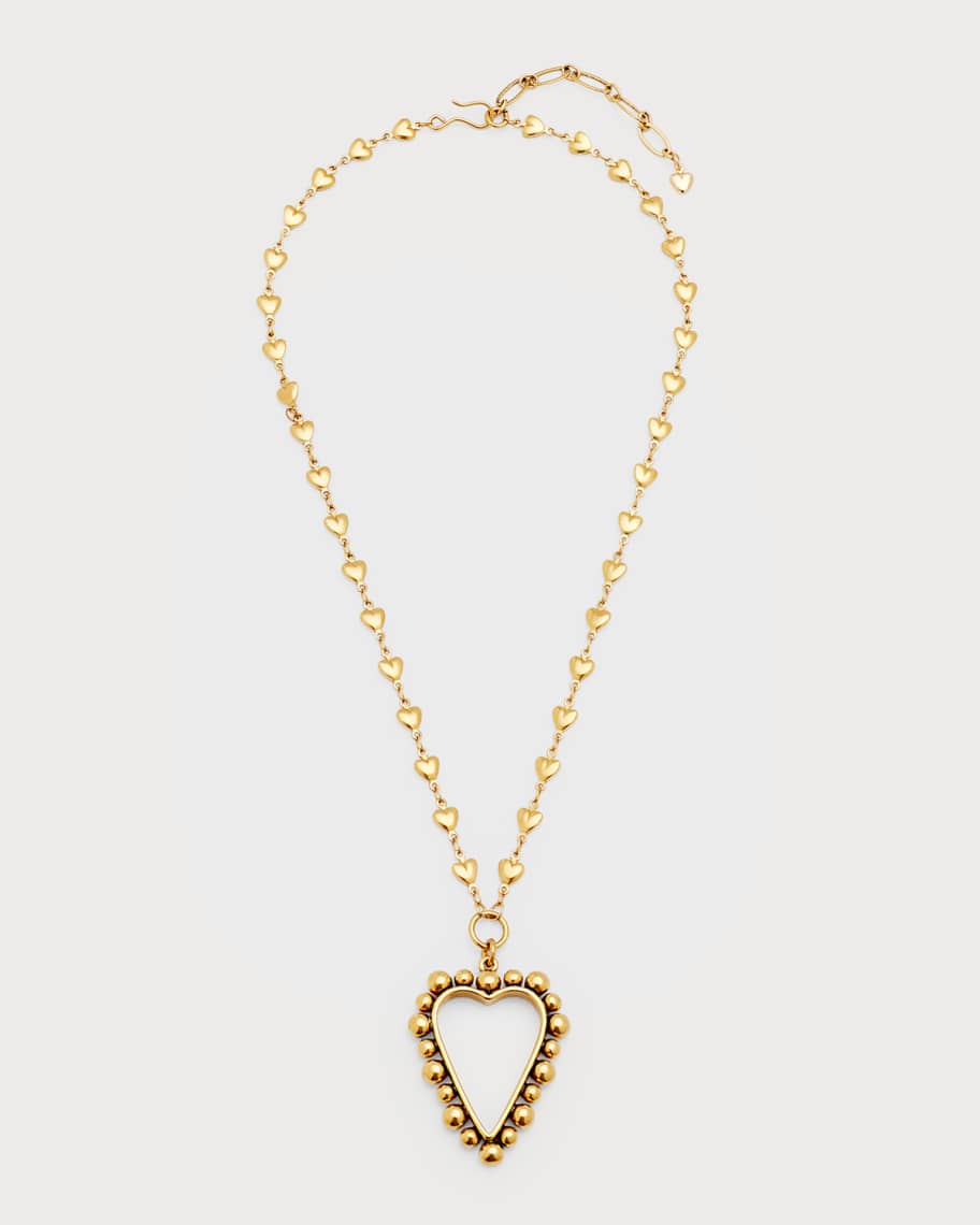 Brinker and eliza heart necklace clearance