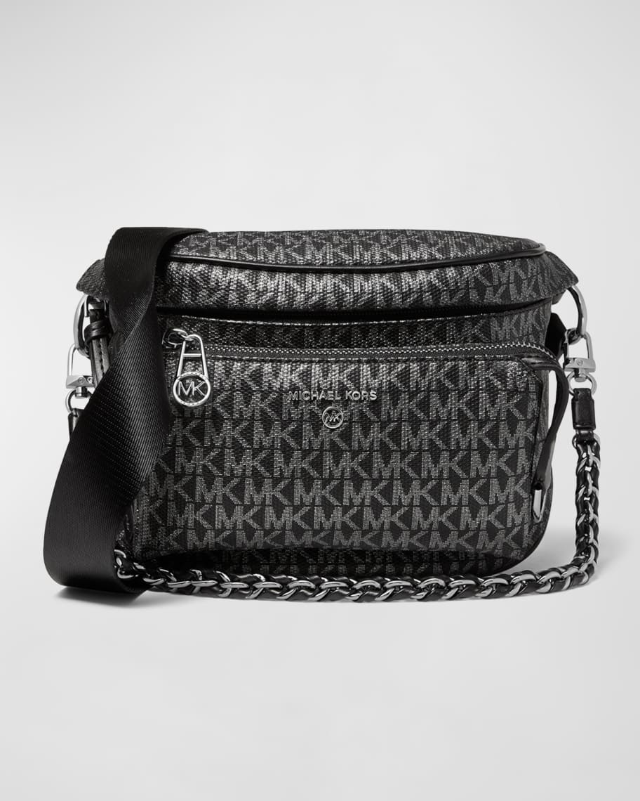 Michael Kors Slater Luxe Leopard Belt Bag