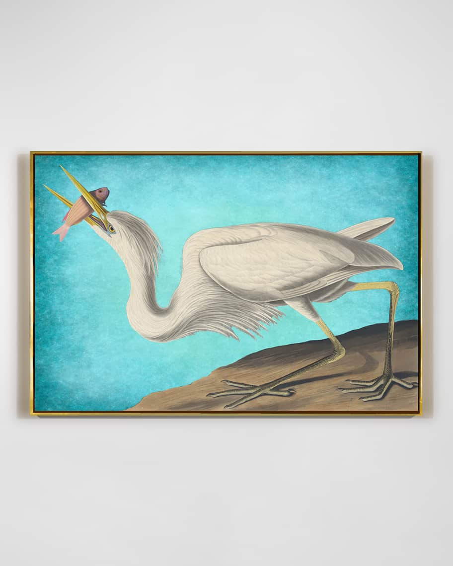 RFA Fine Art "Great White Heron" Wall Art Neiman Marcus