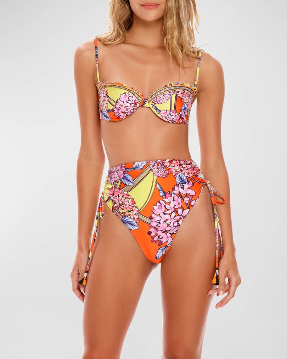 Louis Vuitton, Swim, Louis Vuitton Ombr Low Rise Two Piece Top And Bottom  Bikini