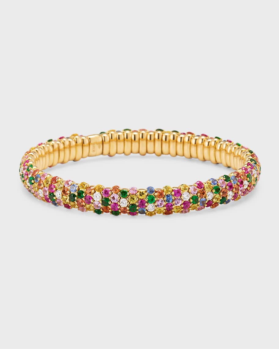 ZYDO 18k Yellow Gold Sapphire and Diamond Bracelet | Neiman Marcus