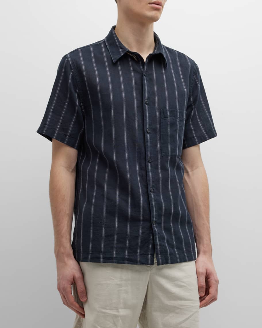 Versa by Eccolo Short Sleeve Sport Shirt - MR4AG - T - Indigo 17