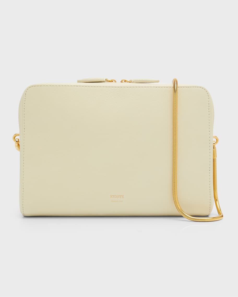 ショルダーバッグ・ポシェット KHAITE SS25 Crossbody bags (H4010 877 469) Khaite - Audrey Python Print Leather Crossbody | Mitchell Stores