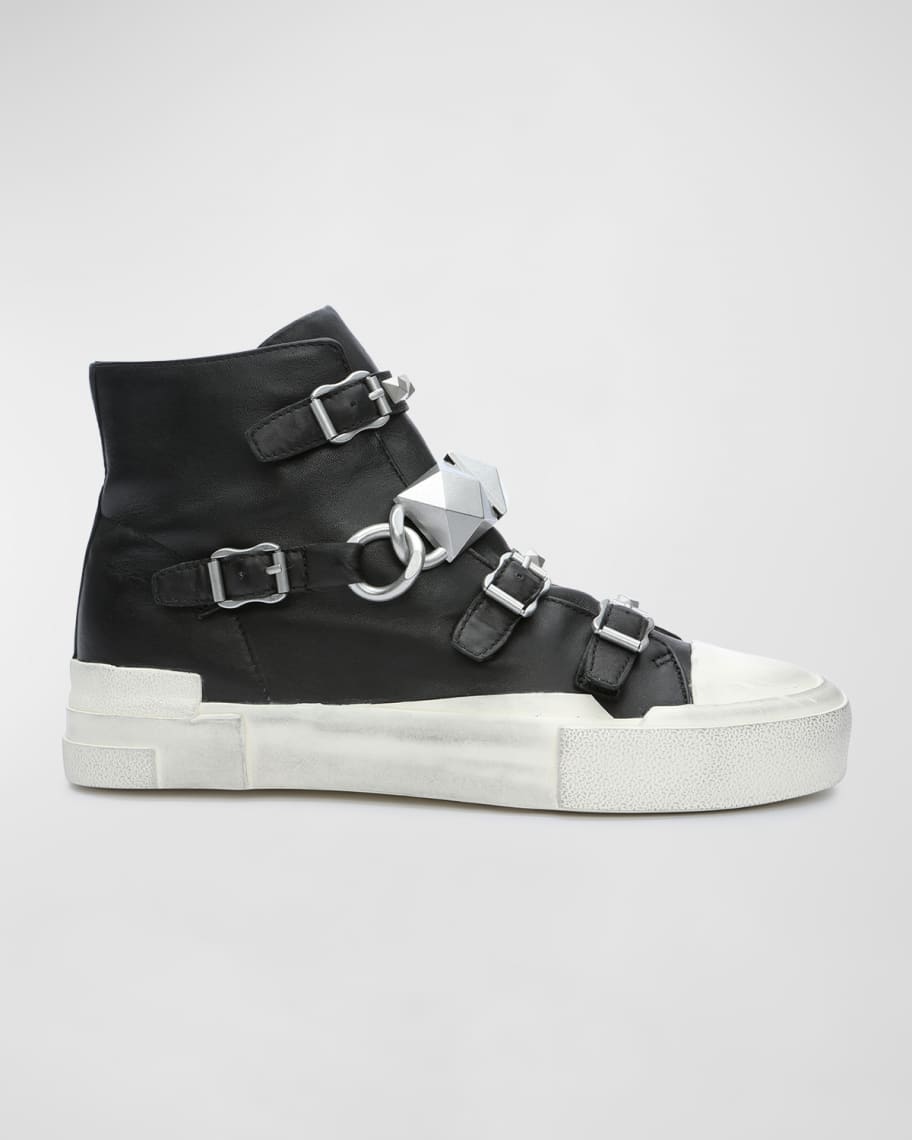 靴 ASH studded high-top sneakers rare Ash Galaxy Studded Chain High-Top Sneakers | Neiman Marcus