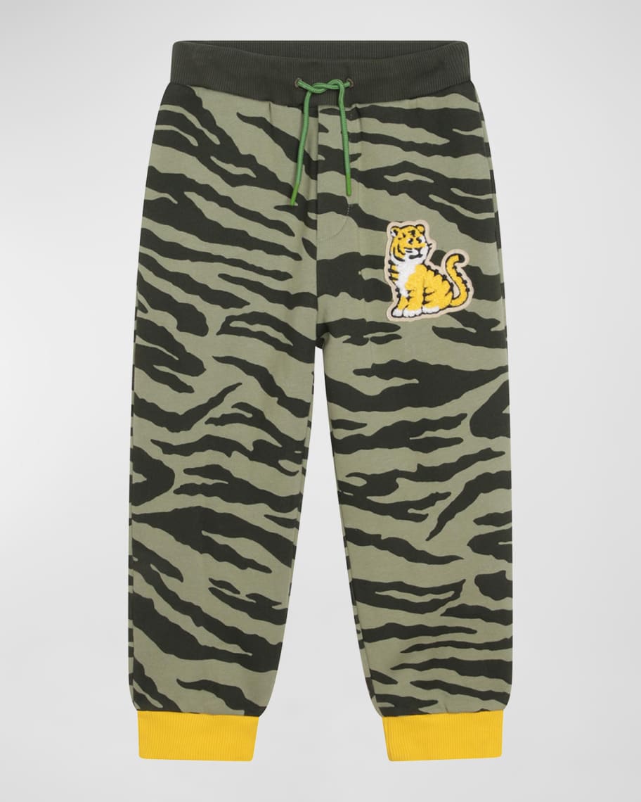Tiger printed pants main image 1
