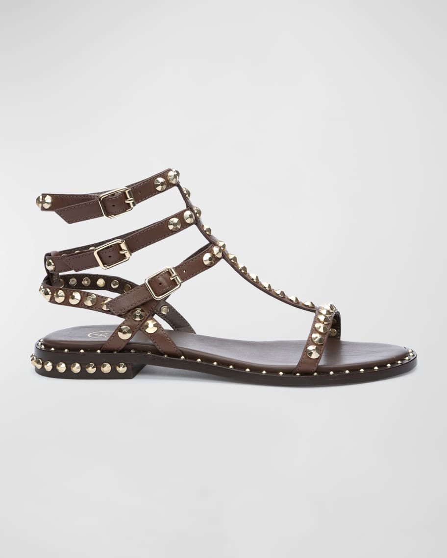 Louis Vuitton Patent Leather Gladiator Sandals It 35 | 5