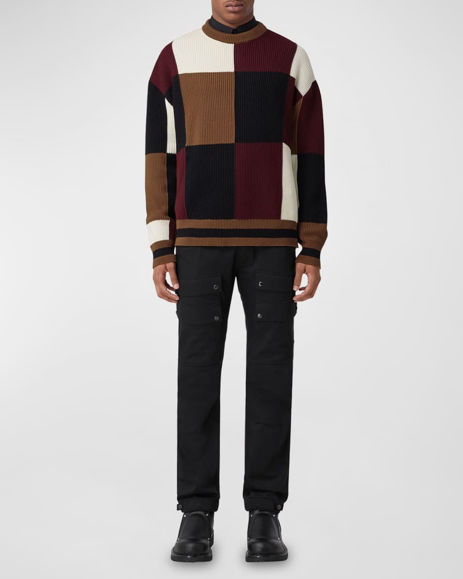 Burberry patchwork sweater top