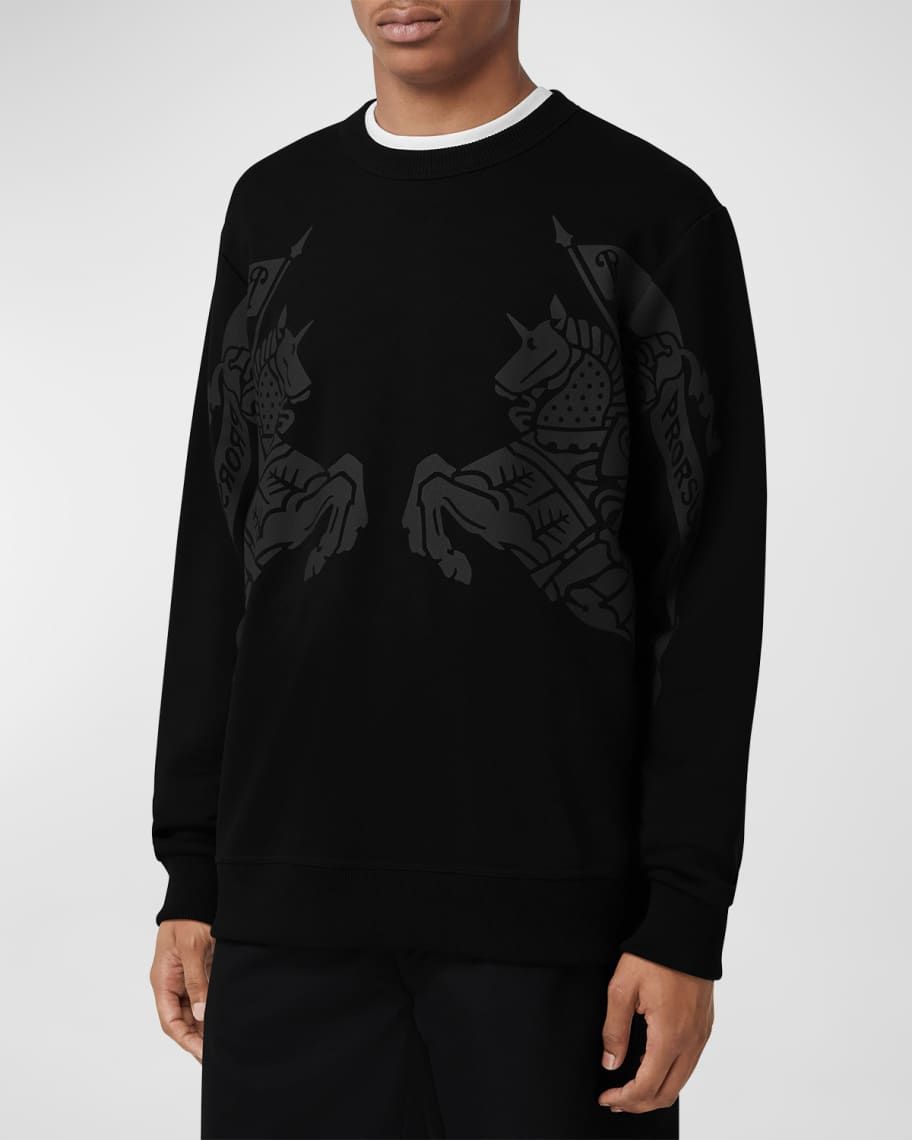 Burberry Men s Horndon Tonal Crest Sweatshirt Neiman Marcus