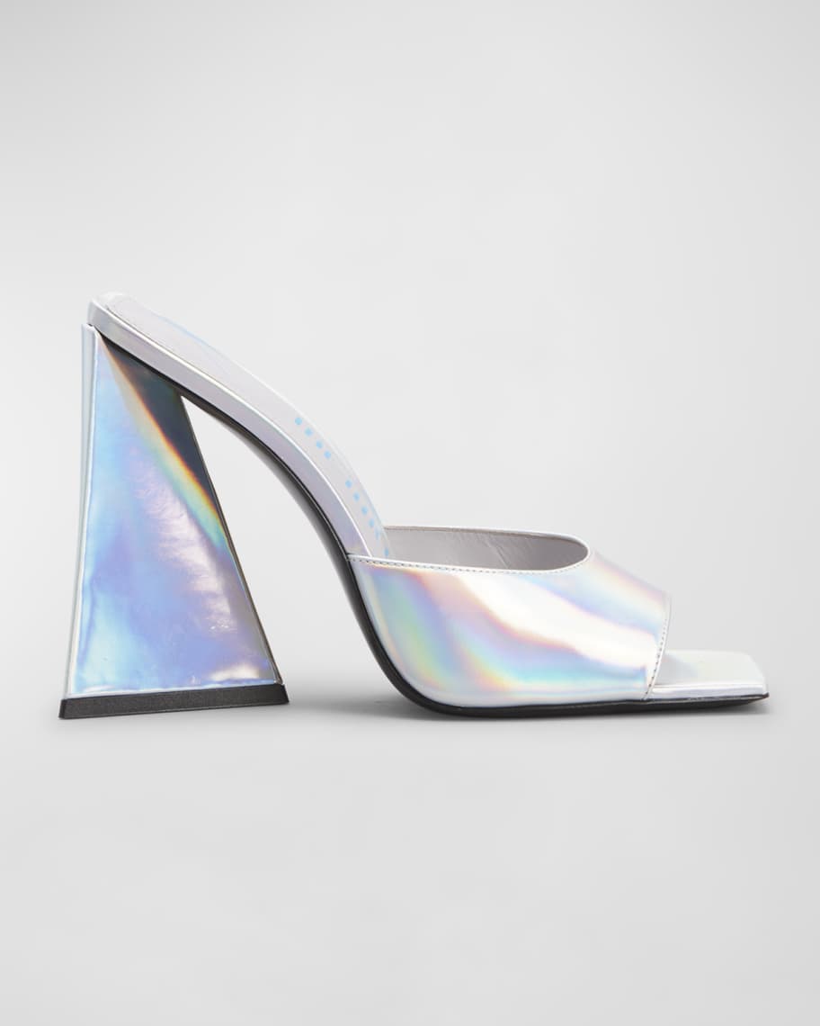 the attico devon pink mule