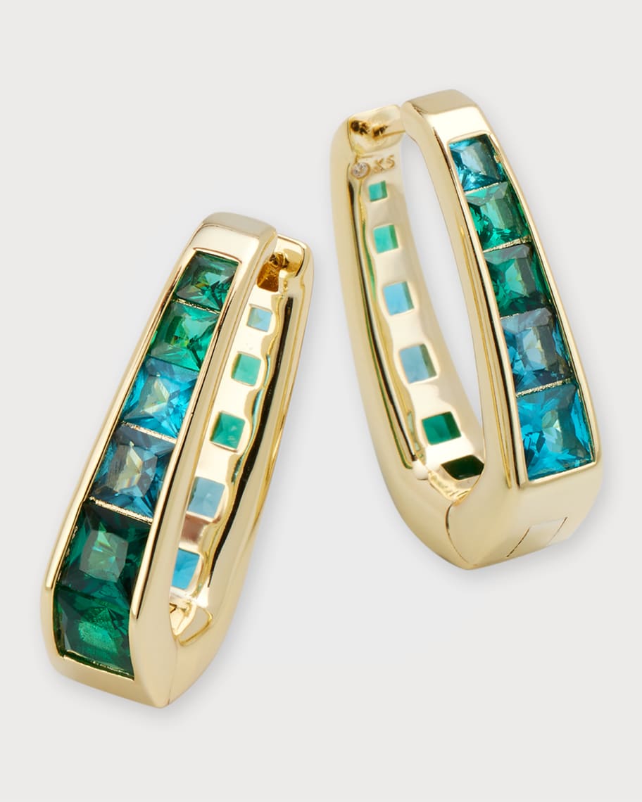Kendra scott hoop earrings shop with stone