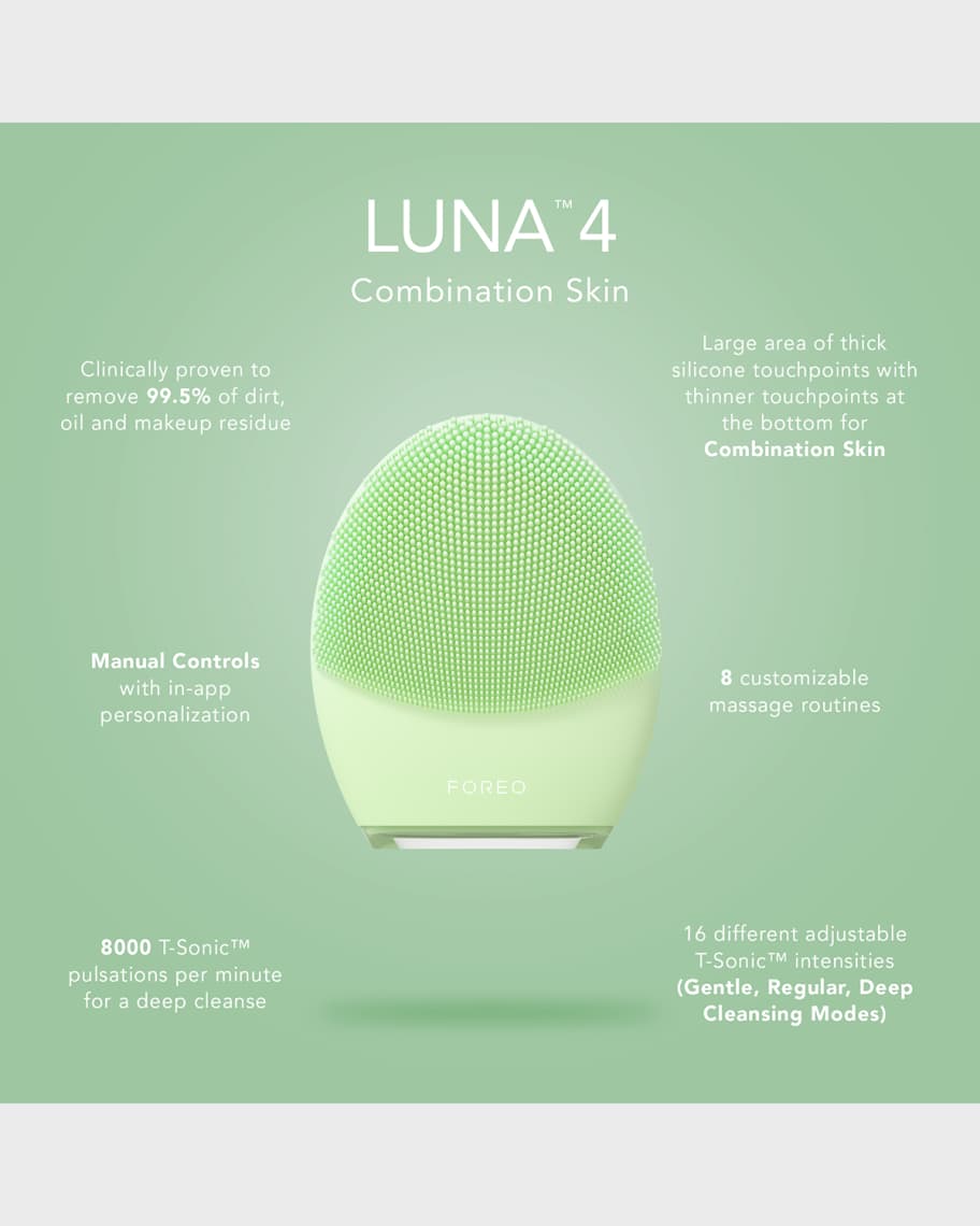 Image 3 of 5: Luna 4 Facial Cleansing & Firming Massage for Combination Skin