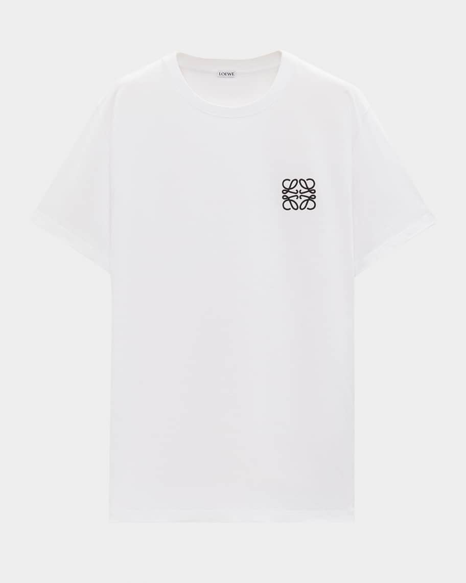 Loewe Men's Anagram Crew T-Shirt | Neiman Marcus