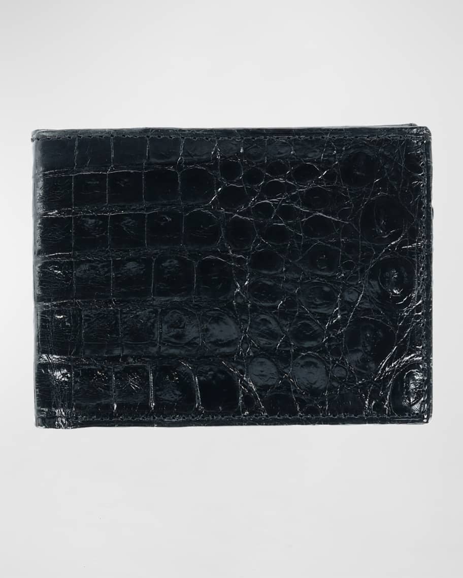 Trafalgar Men's Crocodile Bifold Wallet | Neiman Marcus