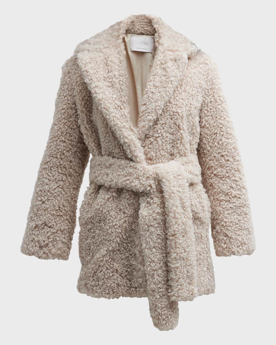 Rebecca taylor cheap fur jacket