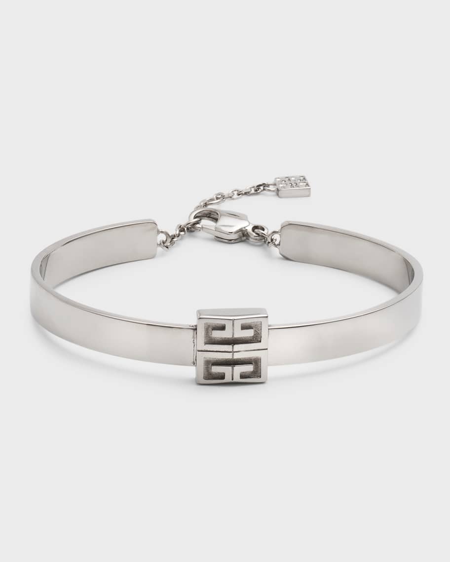 Givenchy 4G Logo Bracelet, Silvertone Neiman Marcus