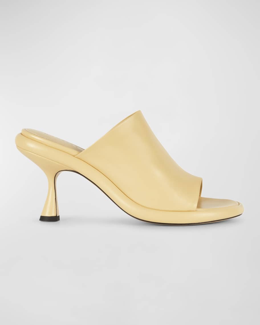 Wandler June Lambskin Mule Sandals | Neiman Marcus
