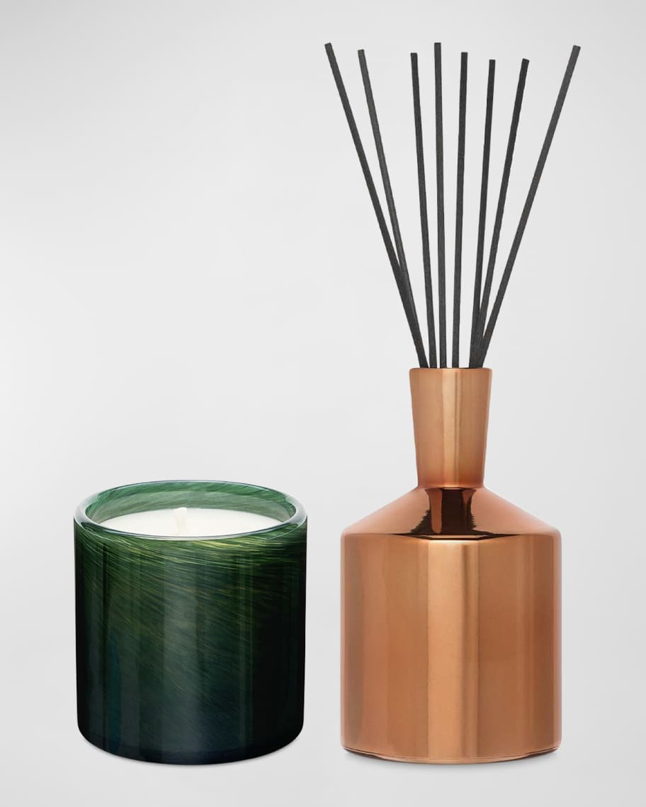 LAFCO New York Woodland Spruce Classic Candle and Diffuser Duo Neiman