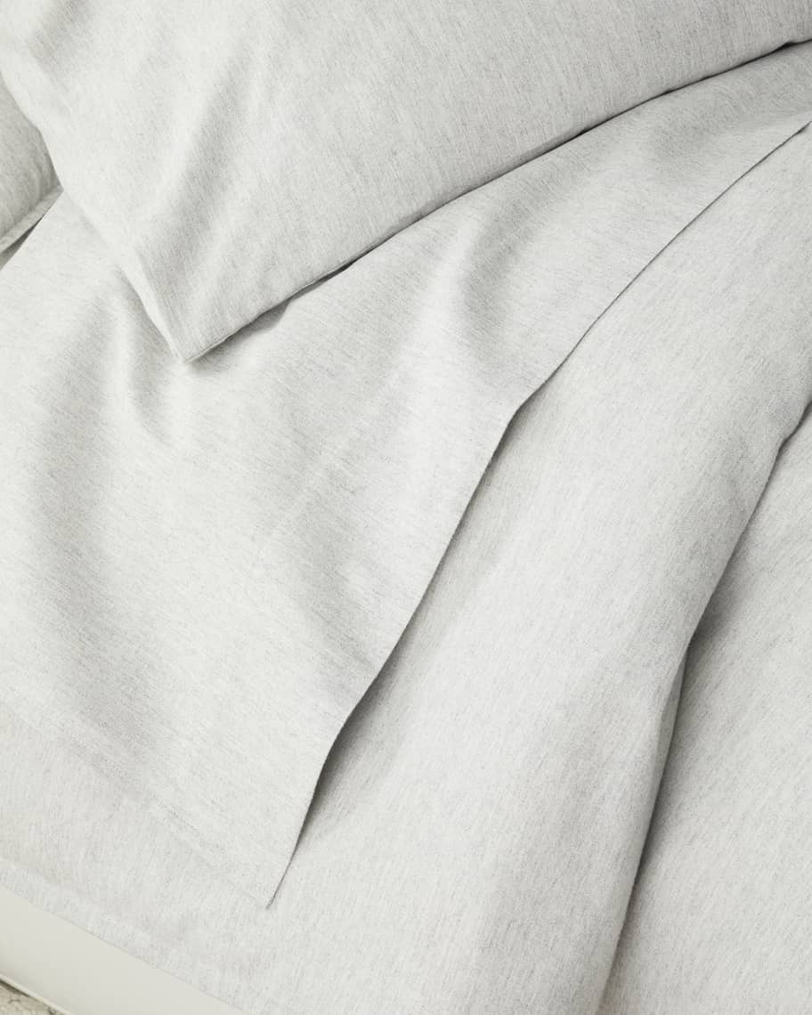 Kassatex Bamboo Flannel King Flat Sheet Neiman Marcus