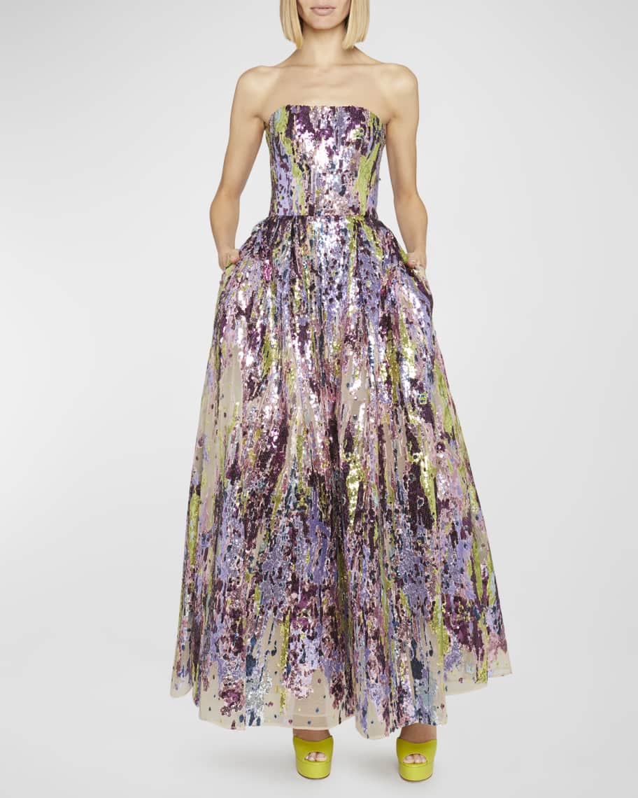 Elie saab embroidered dress store