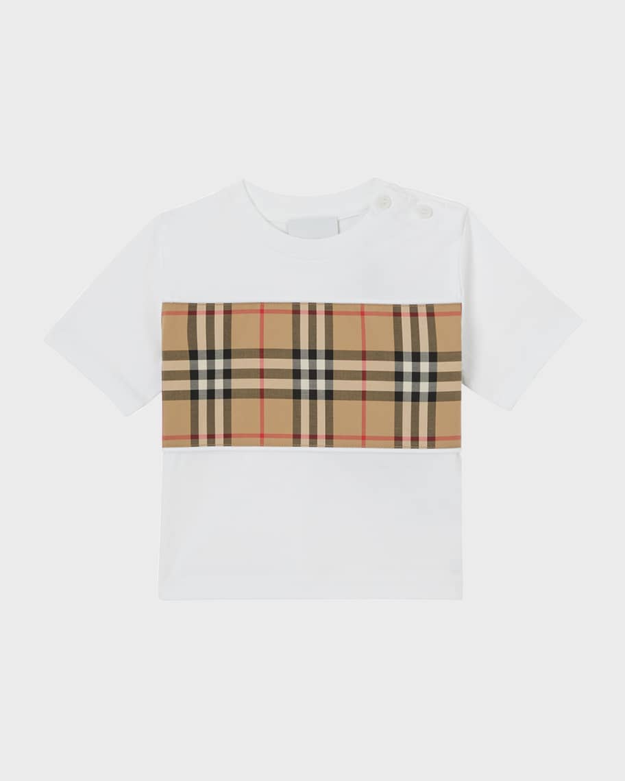 Burberry Cedar Baby Unisex T Shirt In White 1