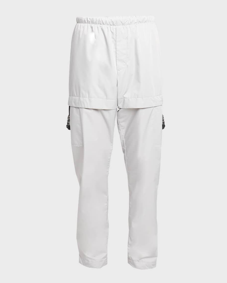 Givenchy Men's 4GBuckle Cargo Track Pants Neiman Marcus