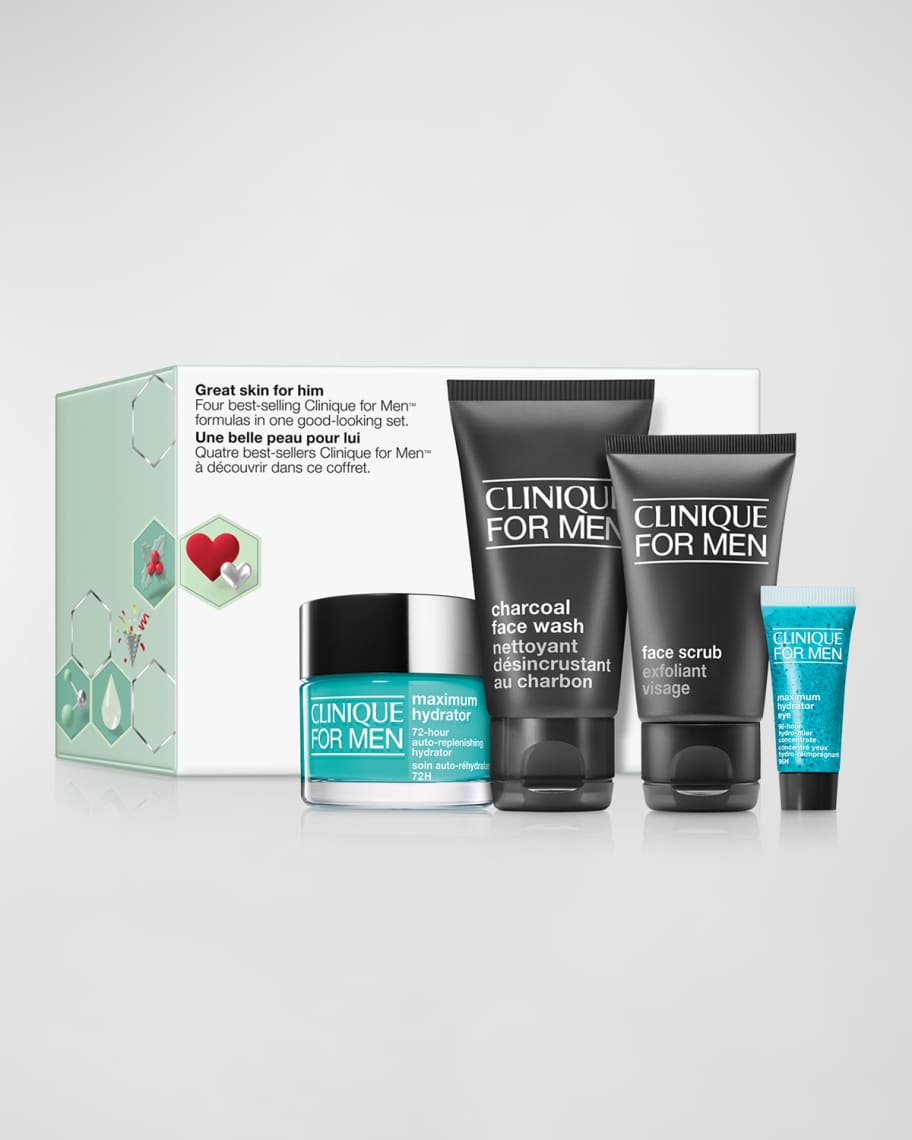 Clinique Great Skin For Him Men's Skincare Set Neiman Marcus