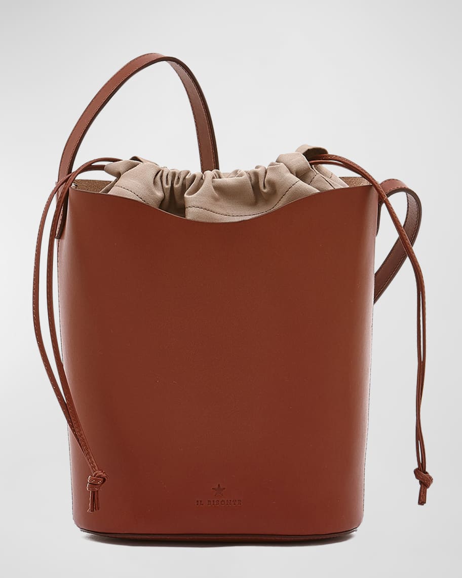 Il Bisonte Roseto Vacchetta Leather Bucket Bag | Neiman Marcus