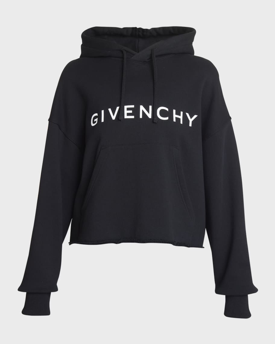 Givenchy cropped logo sweatshirt 2025