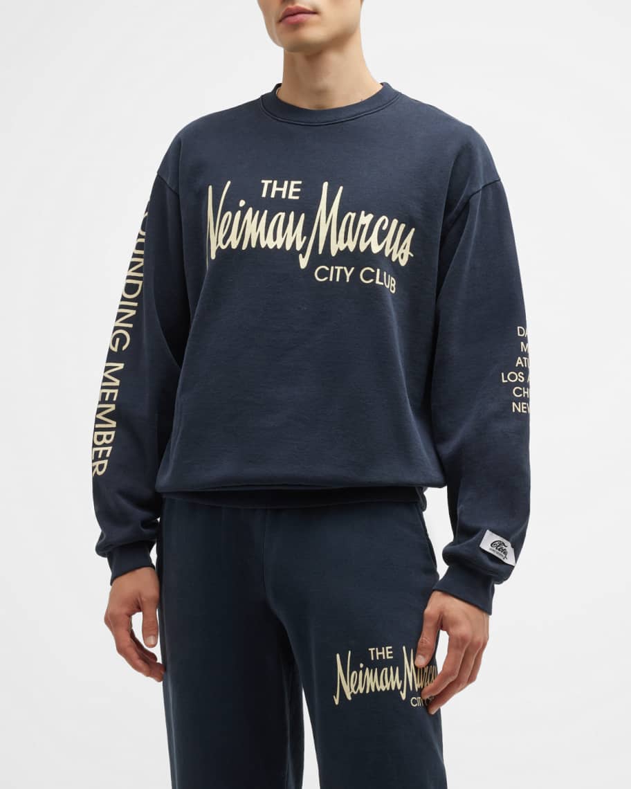 CLONEY Men s Neiman Marcus City Club Sweatshirt Neiman Marcus