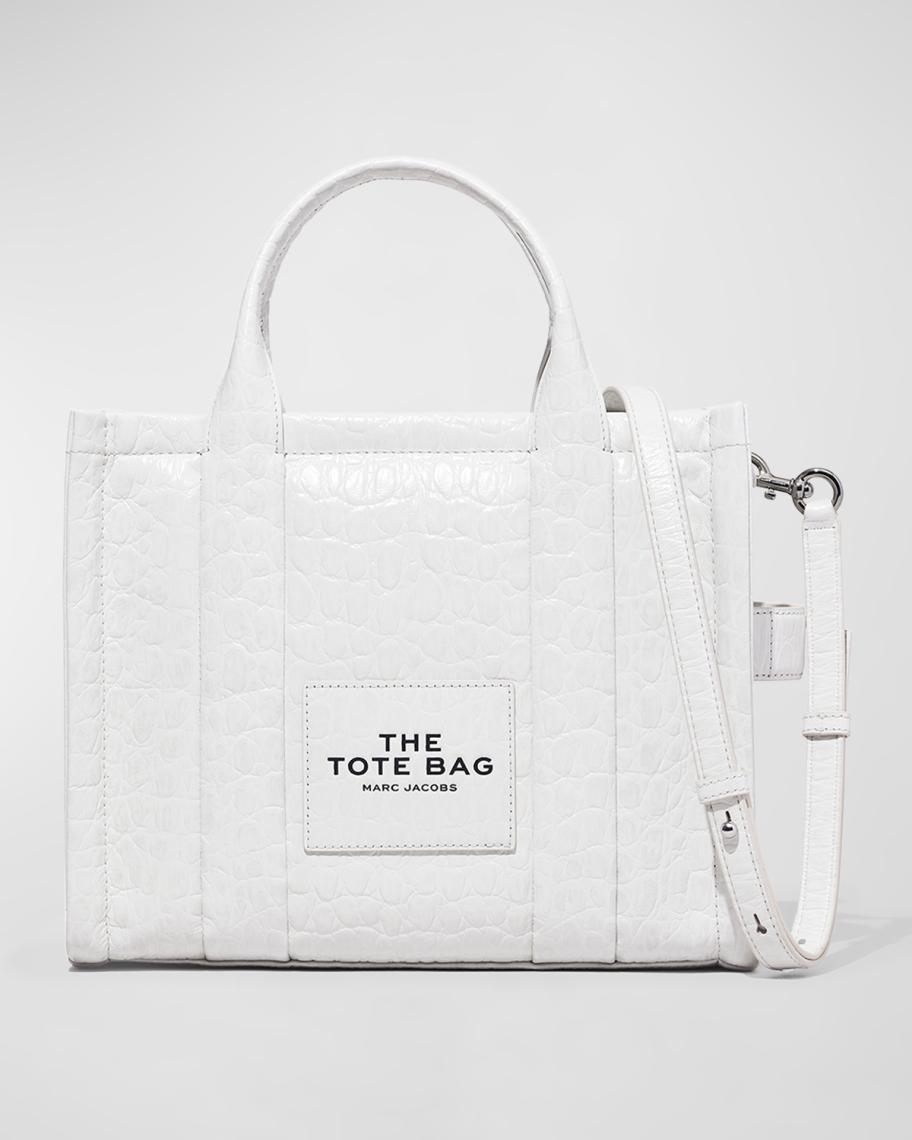Marc Jacobs The Croc-Embossed Medium Tote Bag | Neiman Marcus