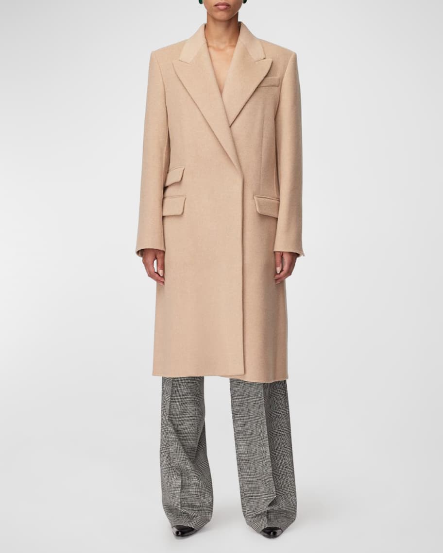 Another Tomorrow Double-Faced Tailored Trench Coat | Neiman