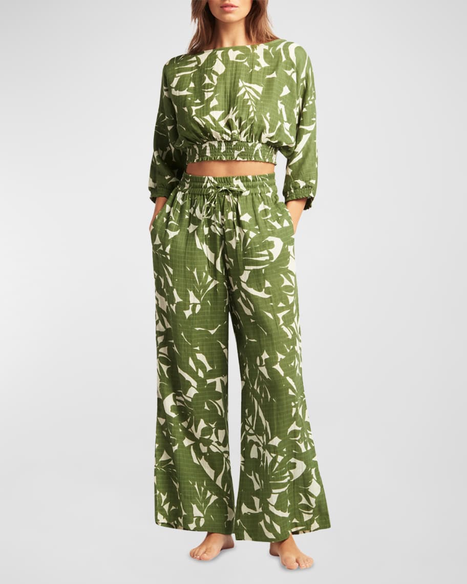 Sea Level Swim Retreat Gauze Beach Pants | Neiman Marcus