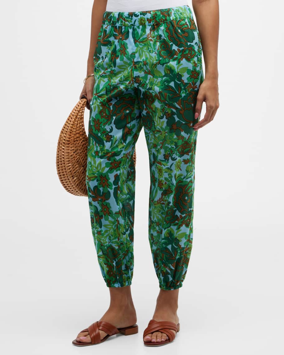 Tory Burch Printed Beach Pants Neiman Marcus