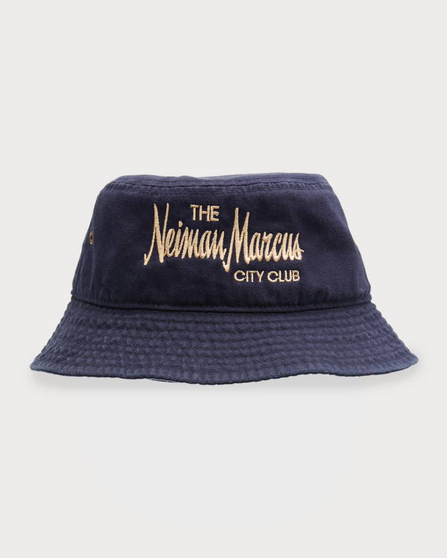 CLONEY Kid's Ecru Embroidered Bucket Hat Neiman Marcus