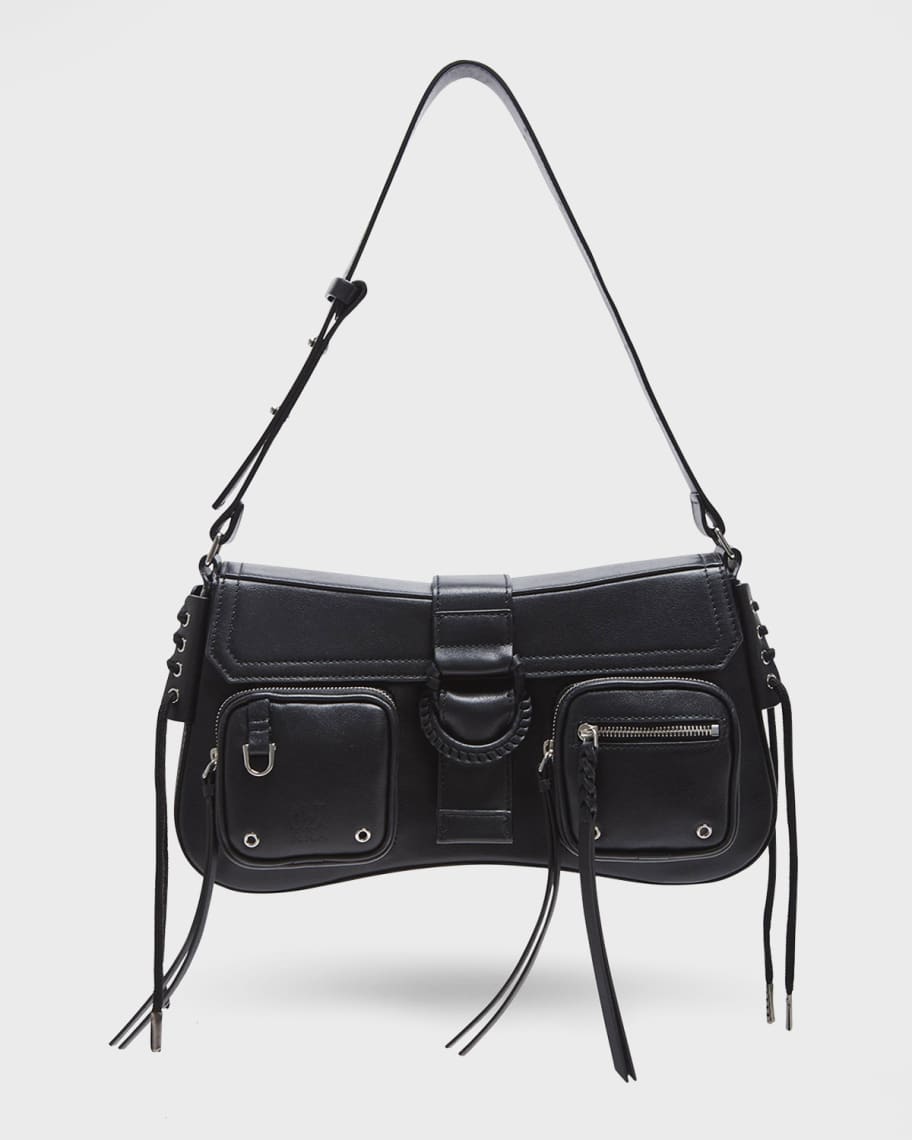 Altuzarra Parka Buckle Calf Leather Shoulder Bag | Neiman Marcus