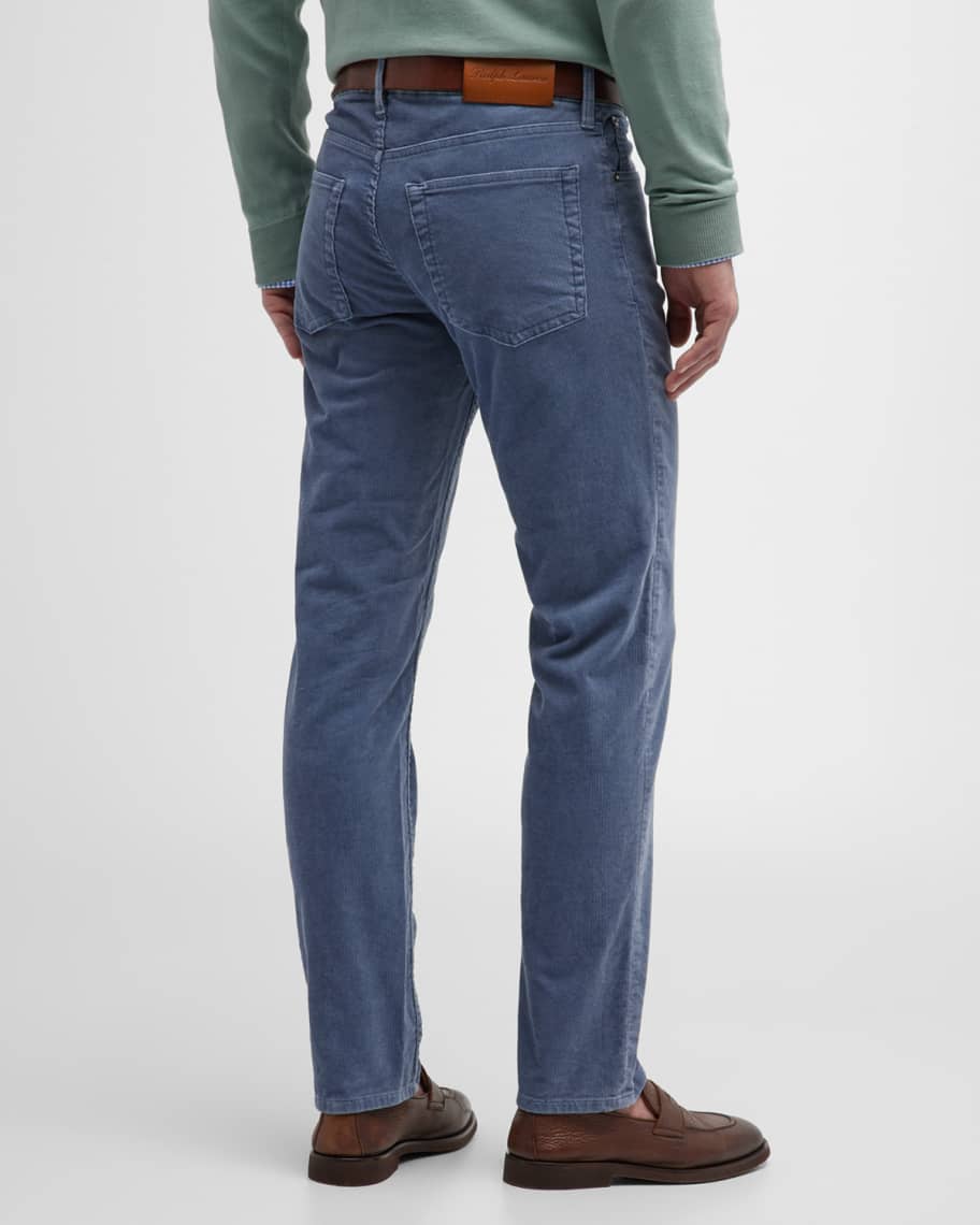 Image 3 of 6: Men's Slim-Straight 5-Pocket Corduroy Pants