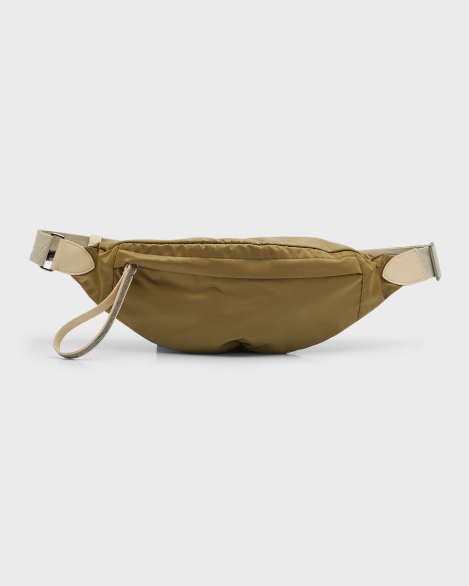 Brunello Cucinelli Monili Nylon Bum Shoulder Bag | Neiman Marcus