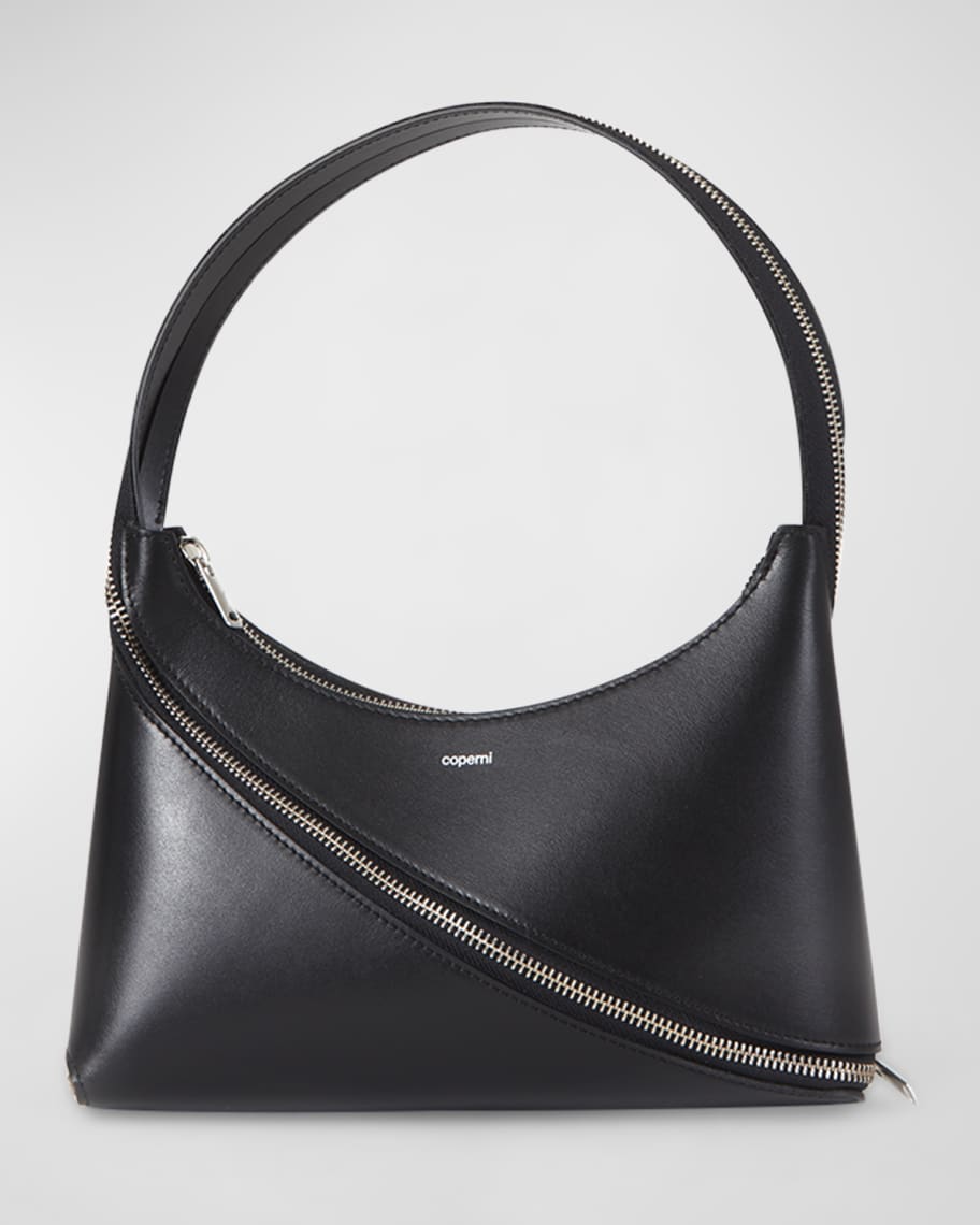 Coperni Zip Faux Leather Shoulder Bag | Neiman Marcus