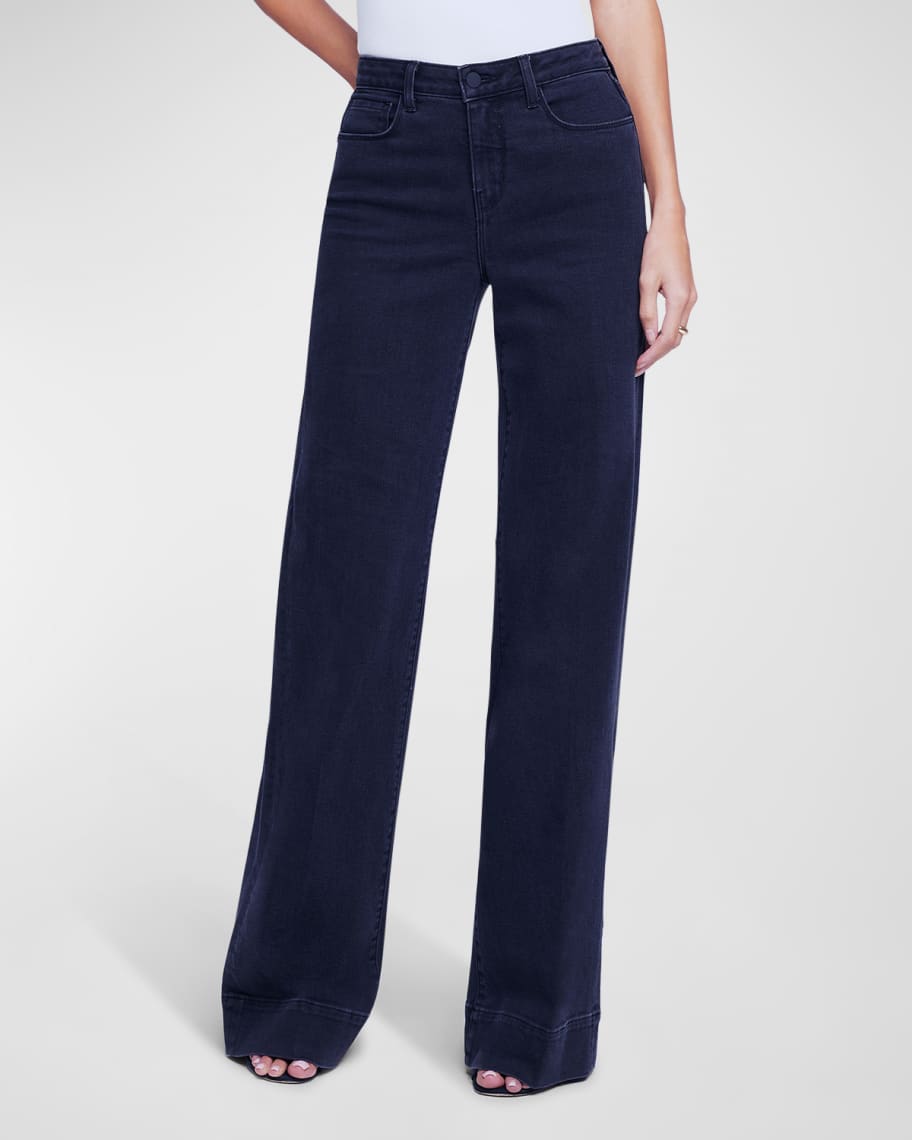 AGOLDE Harper Mid-Rise Wide Straight Jeans