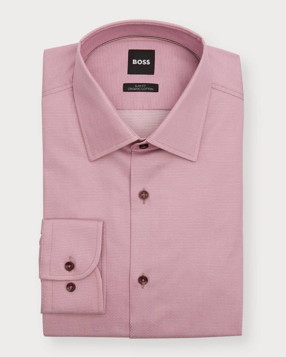 BOSS Men's Slim Fit Cotton Stretch Dress Shirt Neiman Marcus
