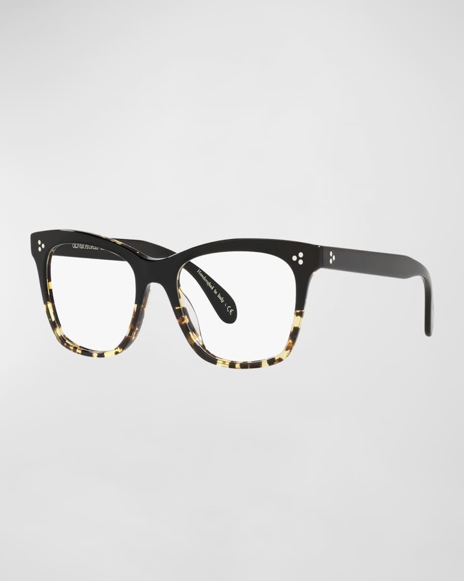 Oliver Peoples Penney Square Acetate & Plastic Optical Glasses | Neiman ...