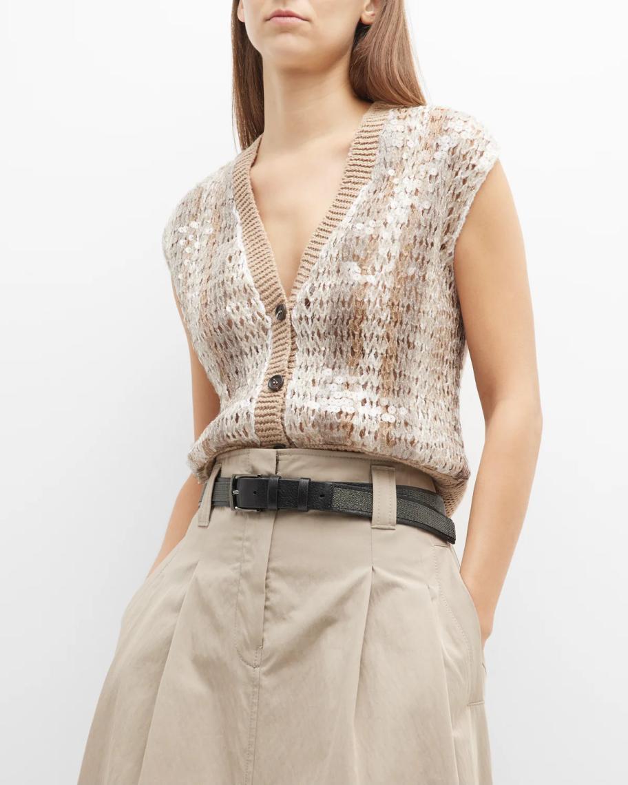 Jupe Voile De Coton Bleu Marine Taille Basse / Jupe à Volants