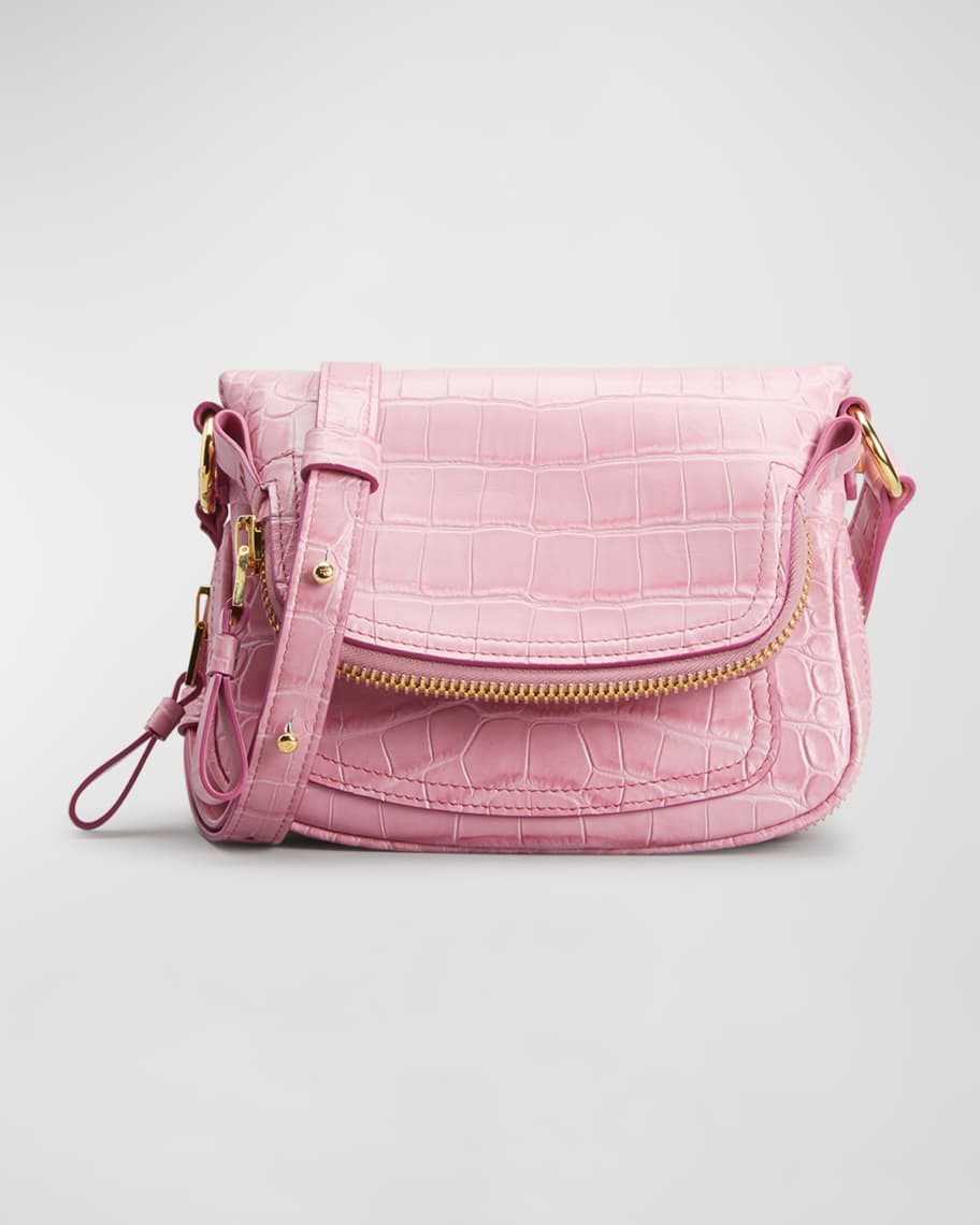 TOM FORD Jennifer Mini CrocEmbossed Crossbody Bag Neiman Marcus
