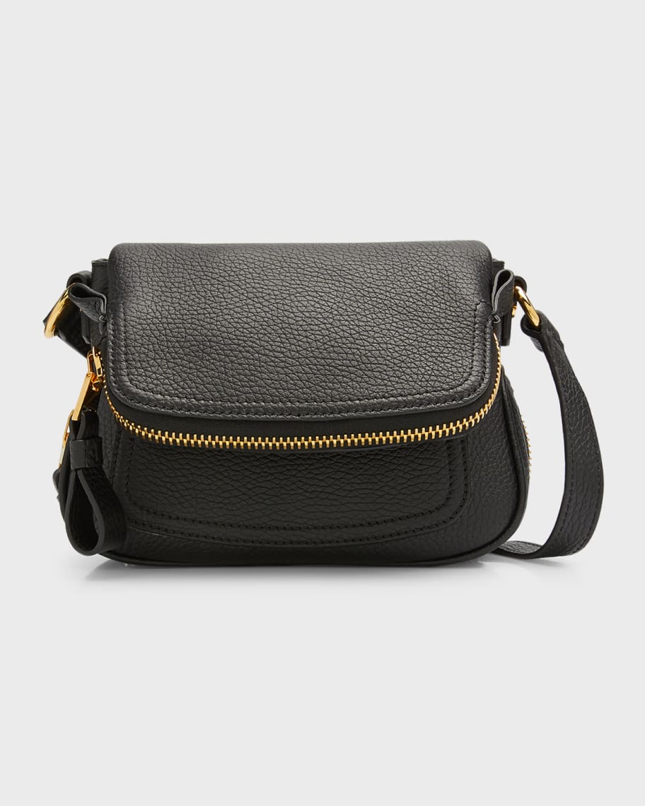 TOM FORD Jennifer Mini Grain Leather Crossbody Bag | Neiman Marcus