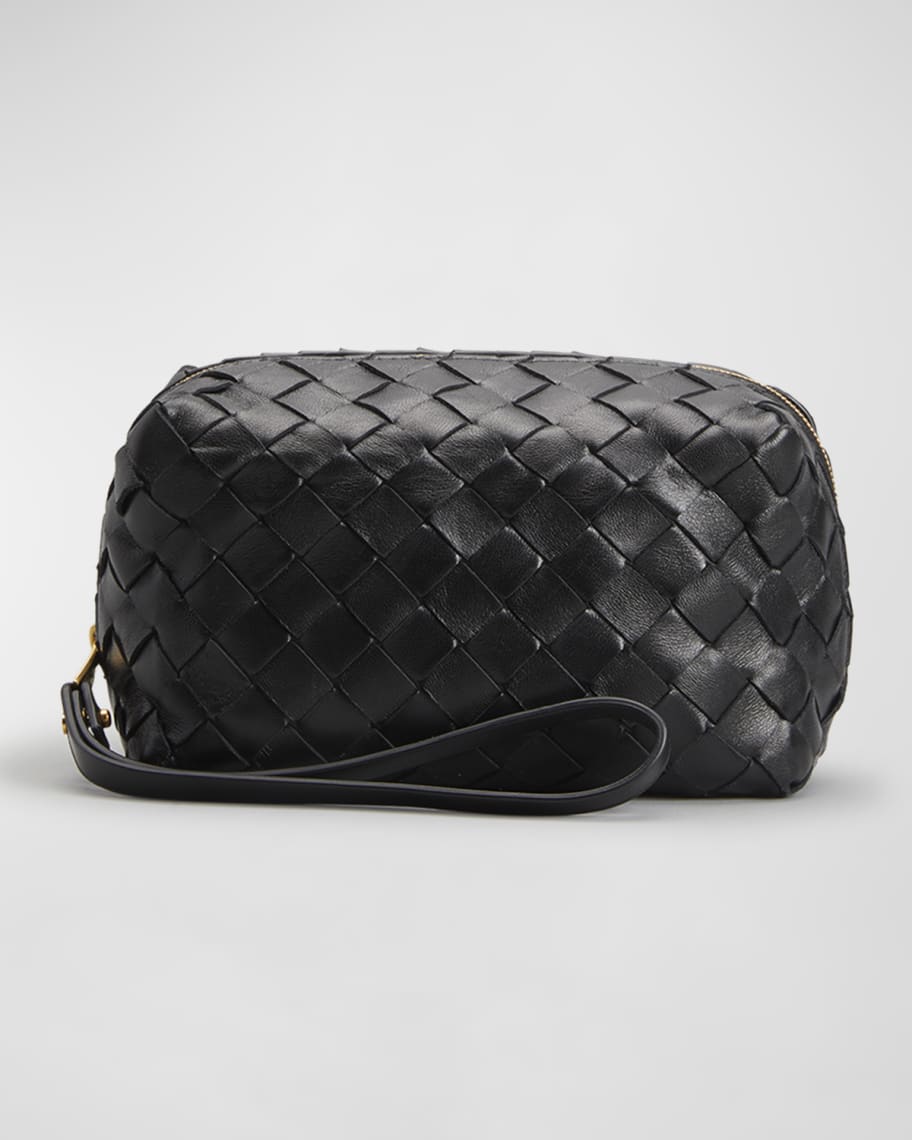 Bottega Veneta Intrecciato Lambskin Cosmetic Case