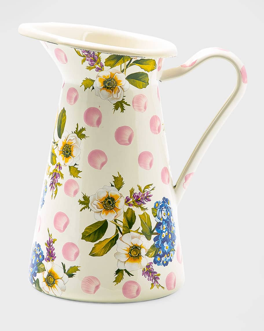 MacKenzie-Childs Wildflowers Enamel Practical Pitcher