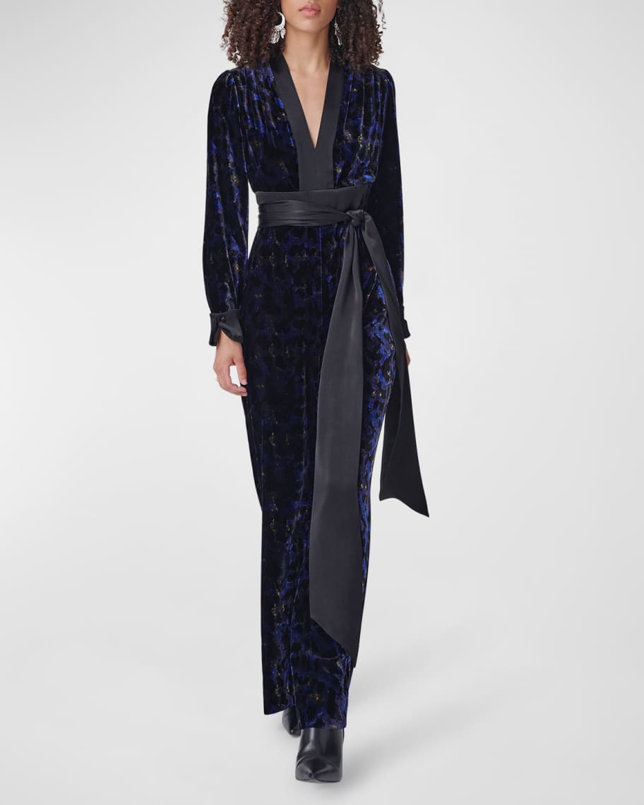 Dvf velvet best sale dress