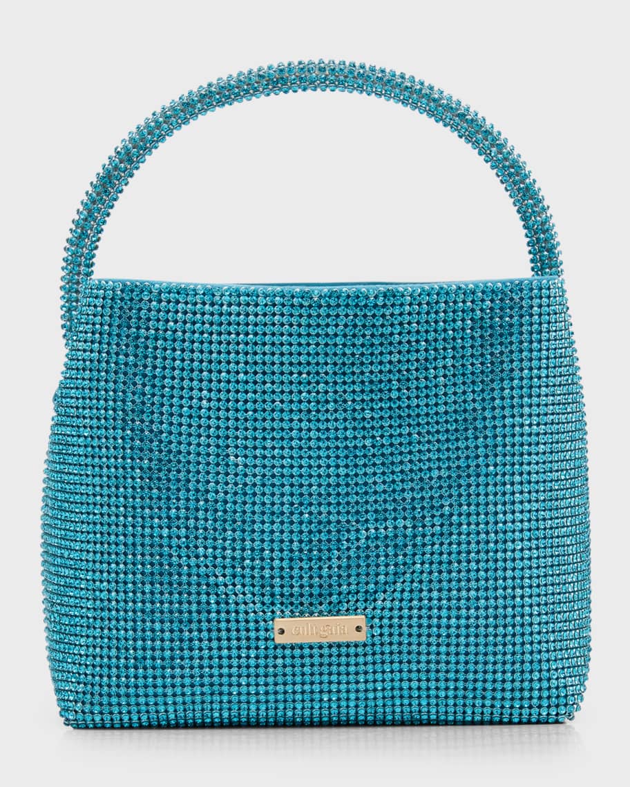 Cult Gaia Solene Mini Crystal Top-Handle Bag
