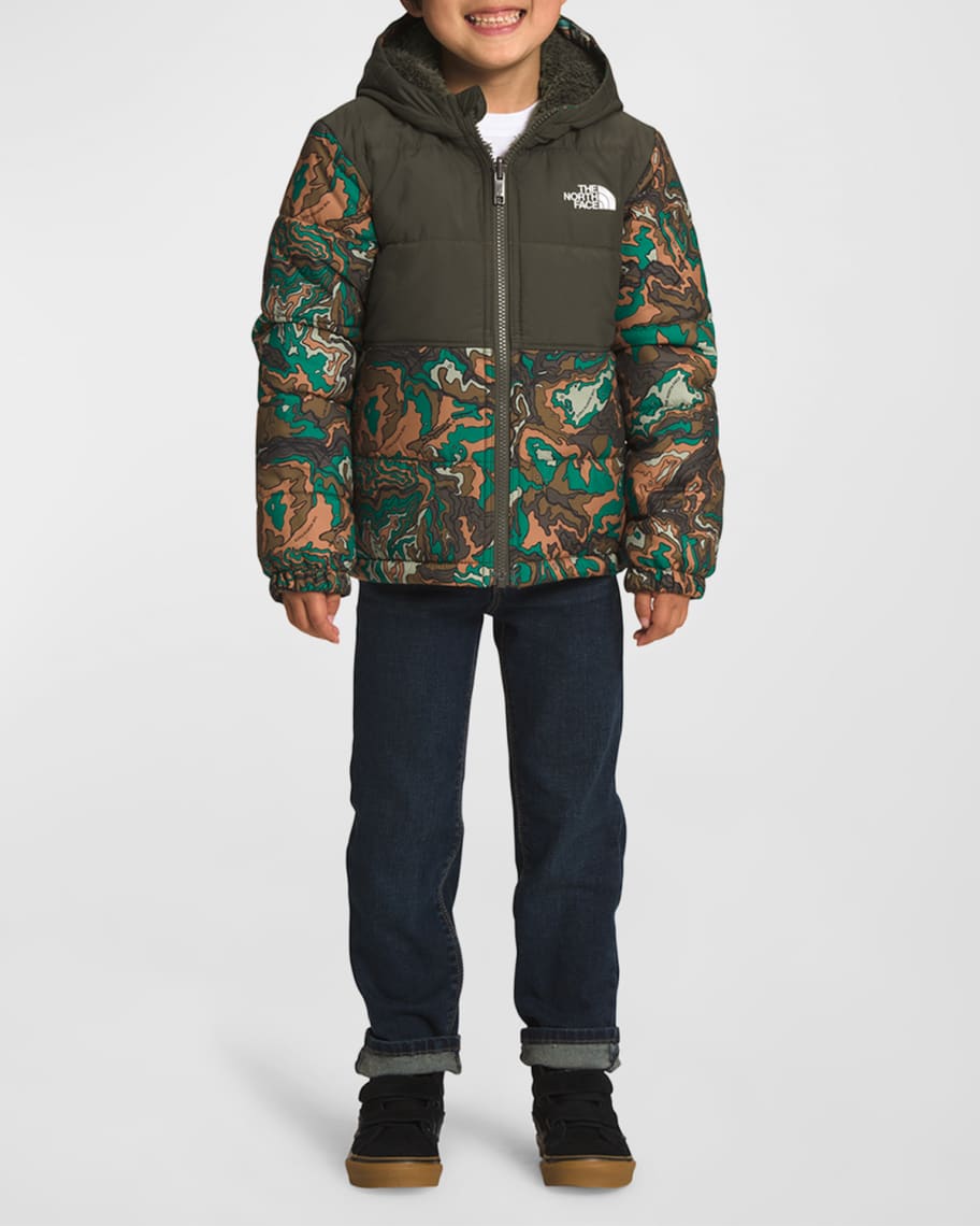 The North Face Boy's Mount Chimbo Fleece Reversible Hooded Jacket