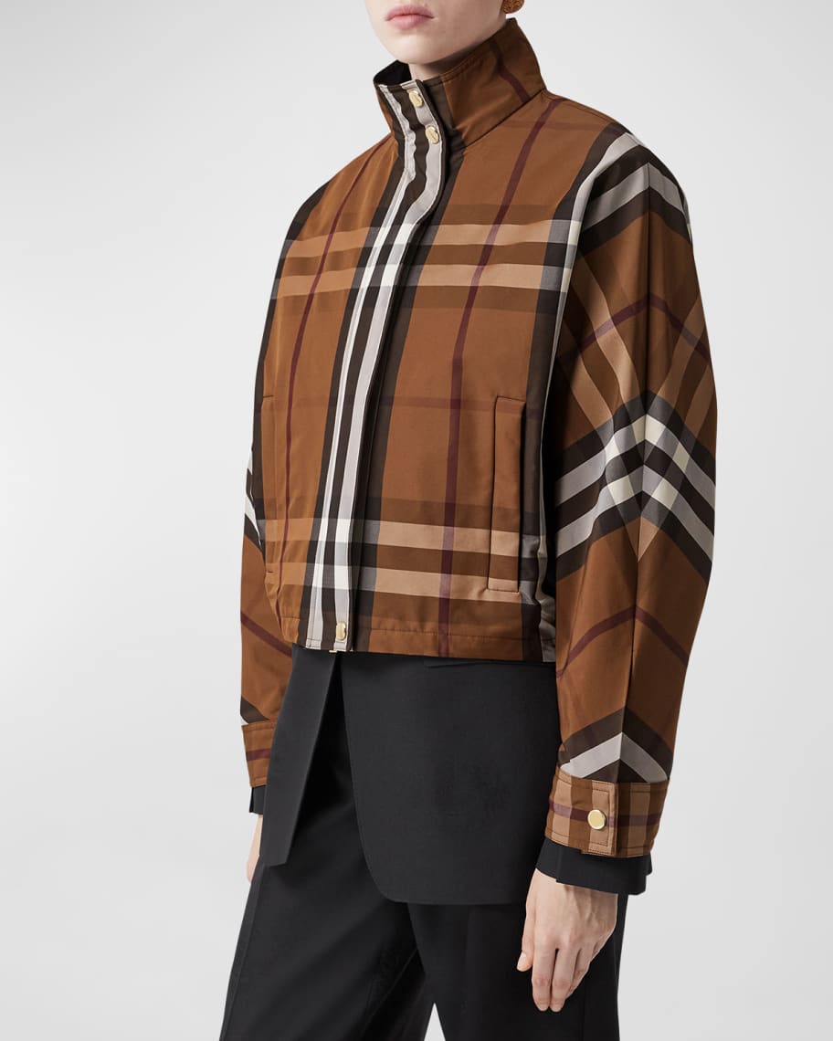 Burberry Vintage Check Puffer Short Jacket